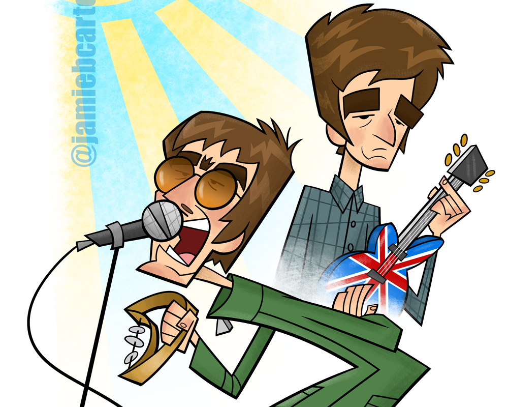 Oasis FanArt Brown Bag Labs