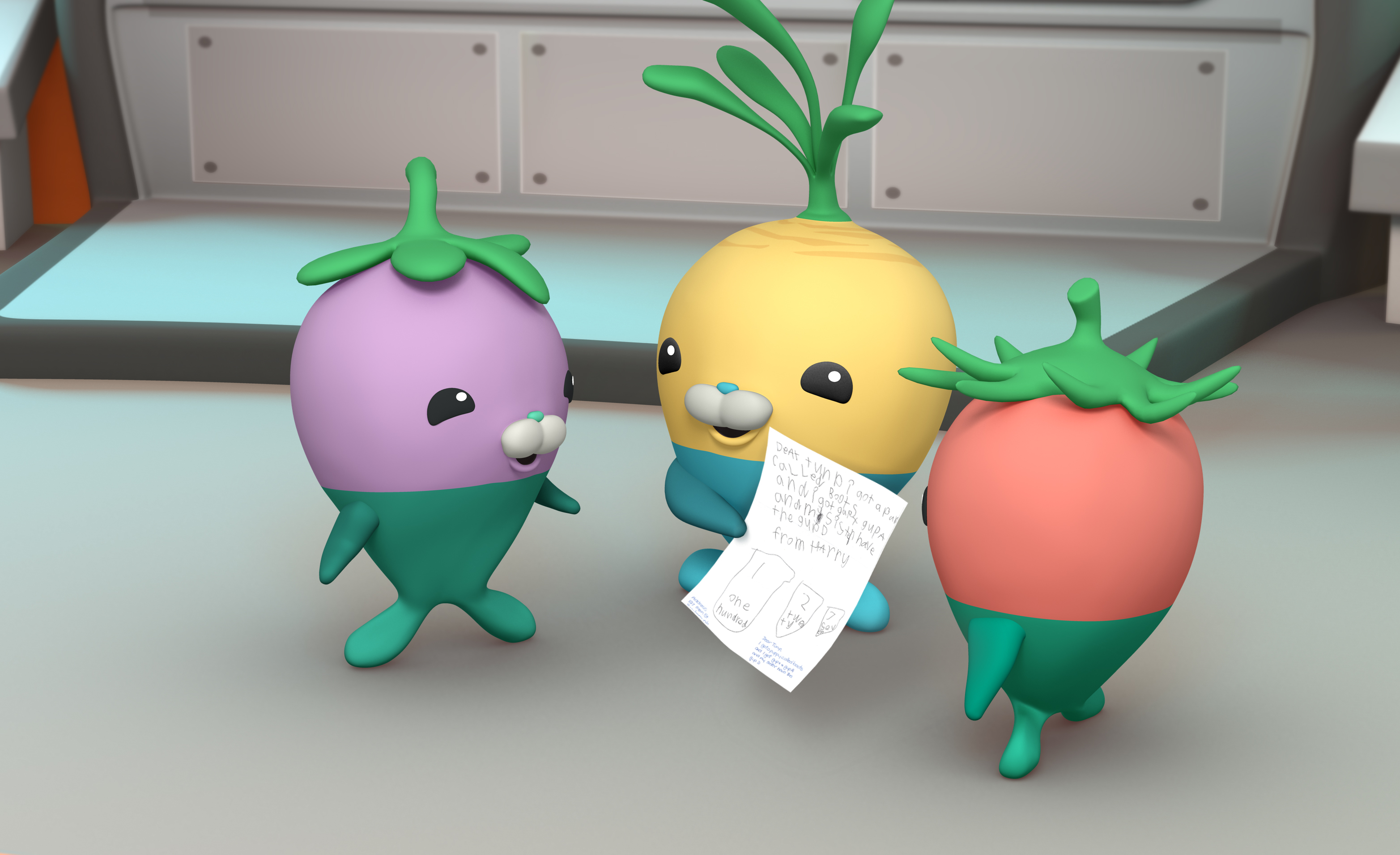 A Letter To Tunip Octonauts Fanmail Brown Bag Labs