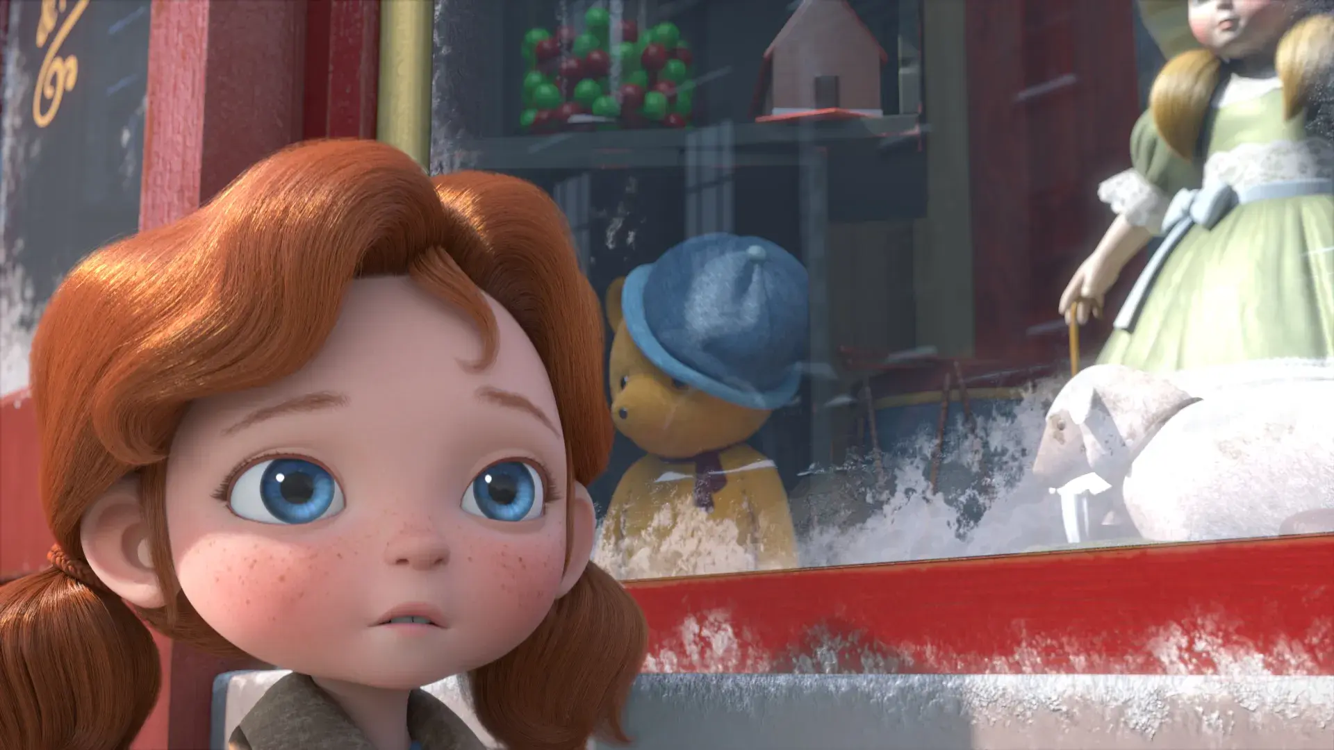 A still from animated holiday special Angela's Christmas 2