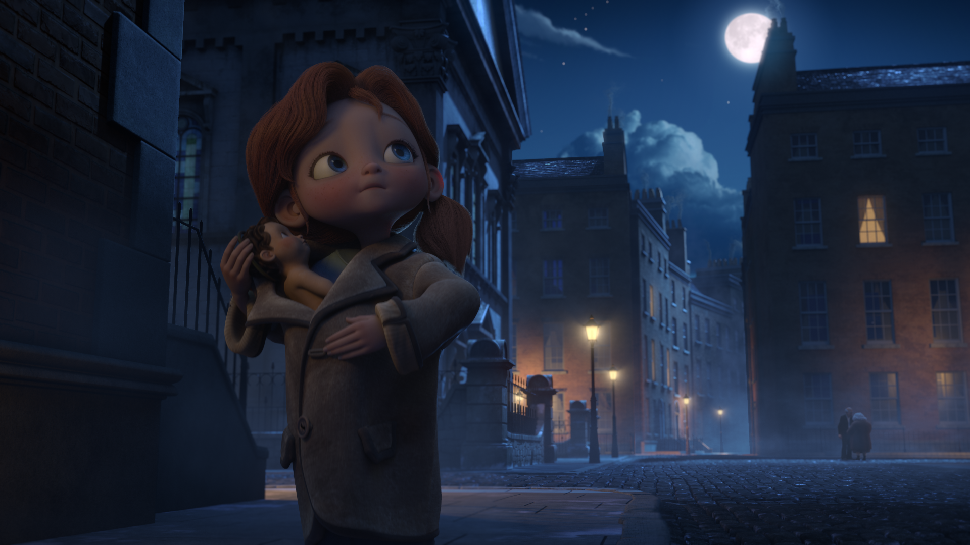 A still from animated holiday special Angela's Christmas