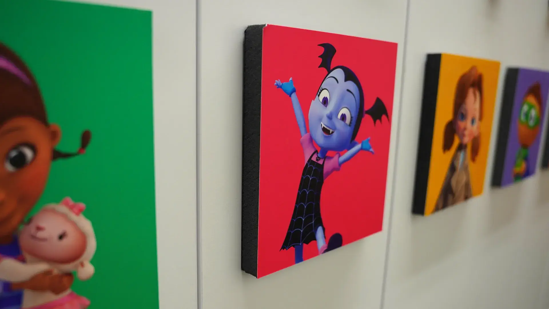 Brown Bag Films Toronto Studio images on wall