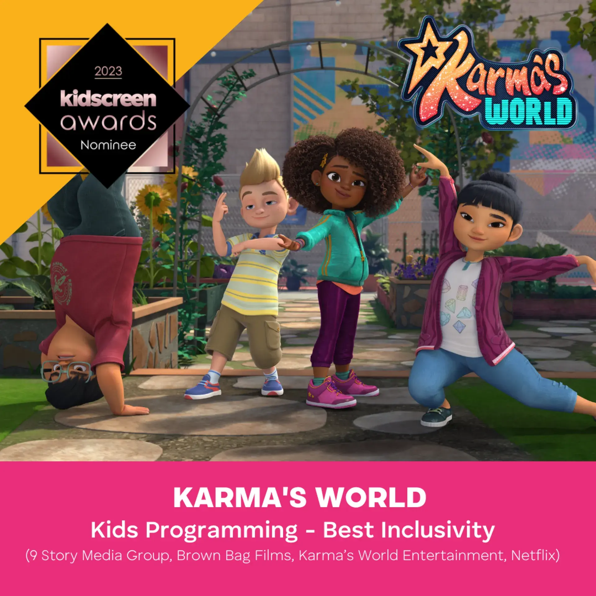 Kidscreen Banner 2023 Karma's World