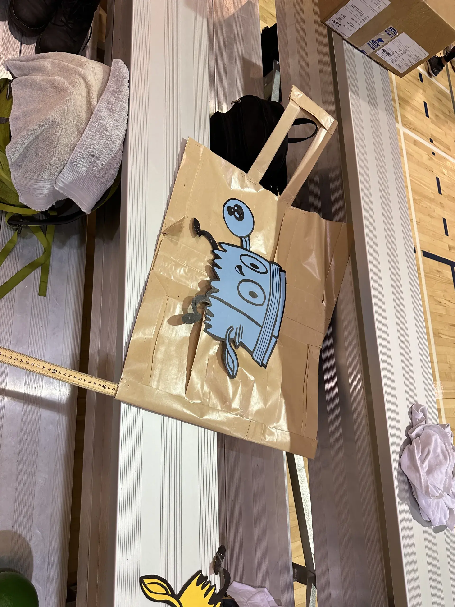 Brown Bag Films at dodge ball tournament - Team Flag