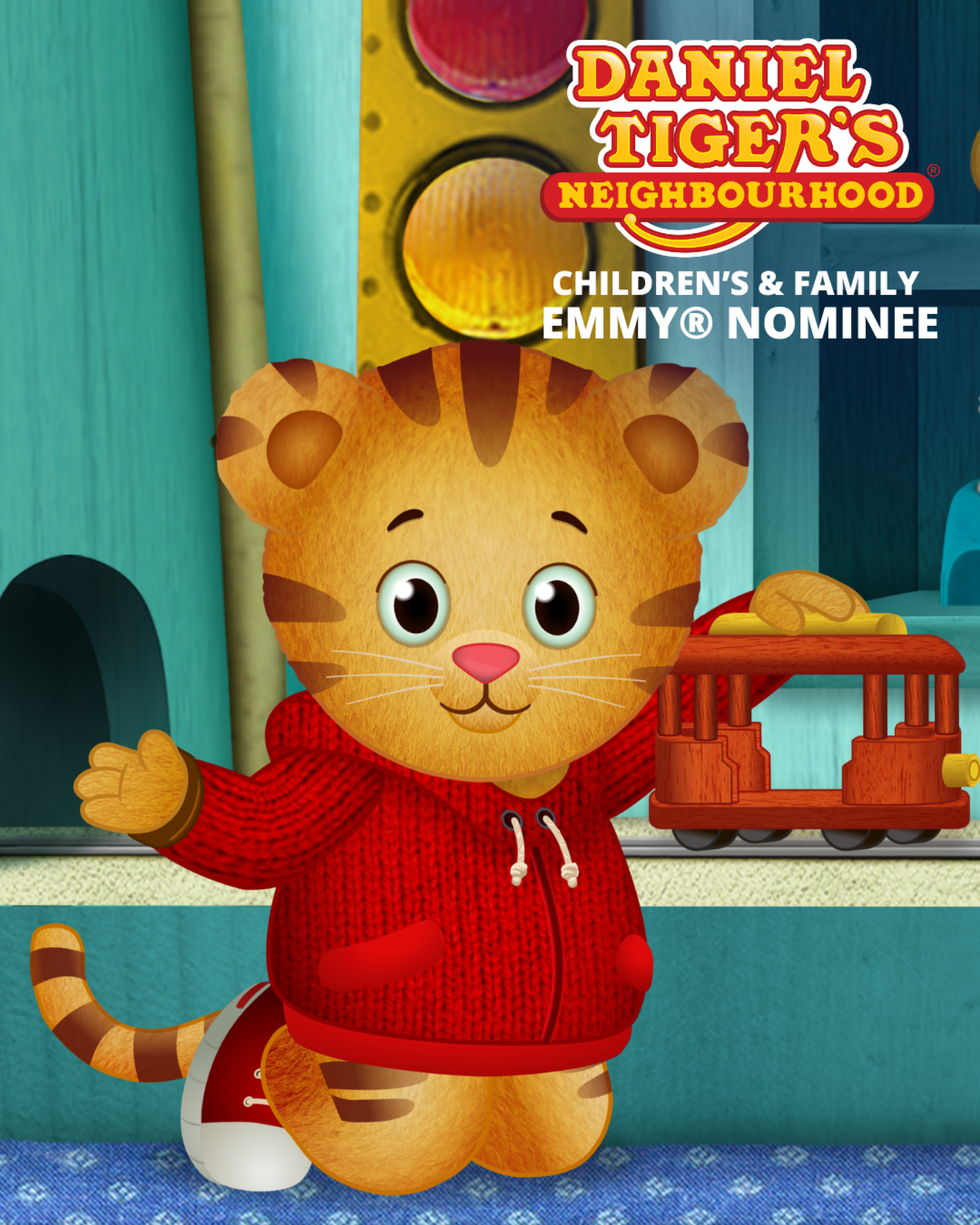 Daniel Tiger with Trolley