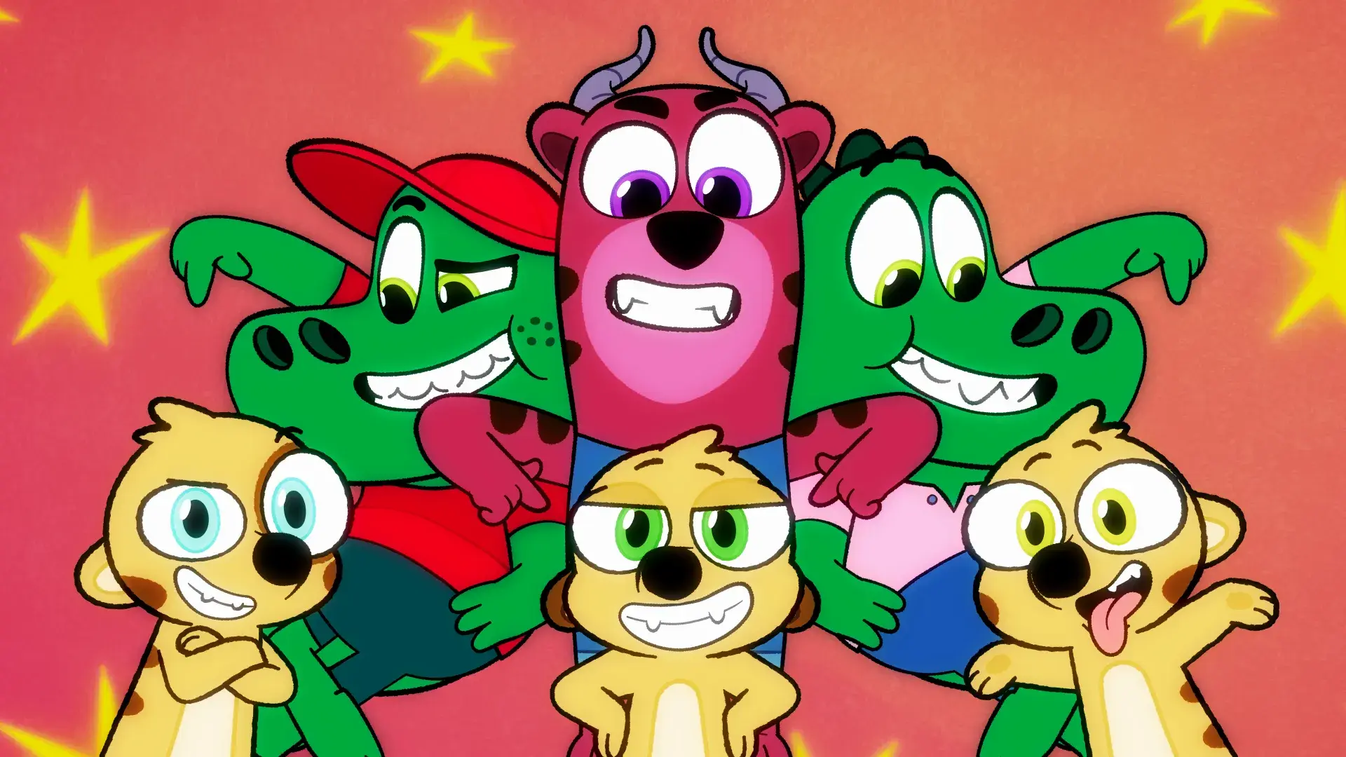 Let's Go Bananas Characters standing together