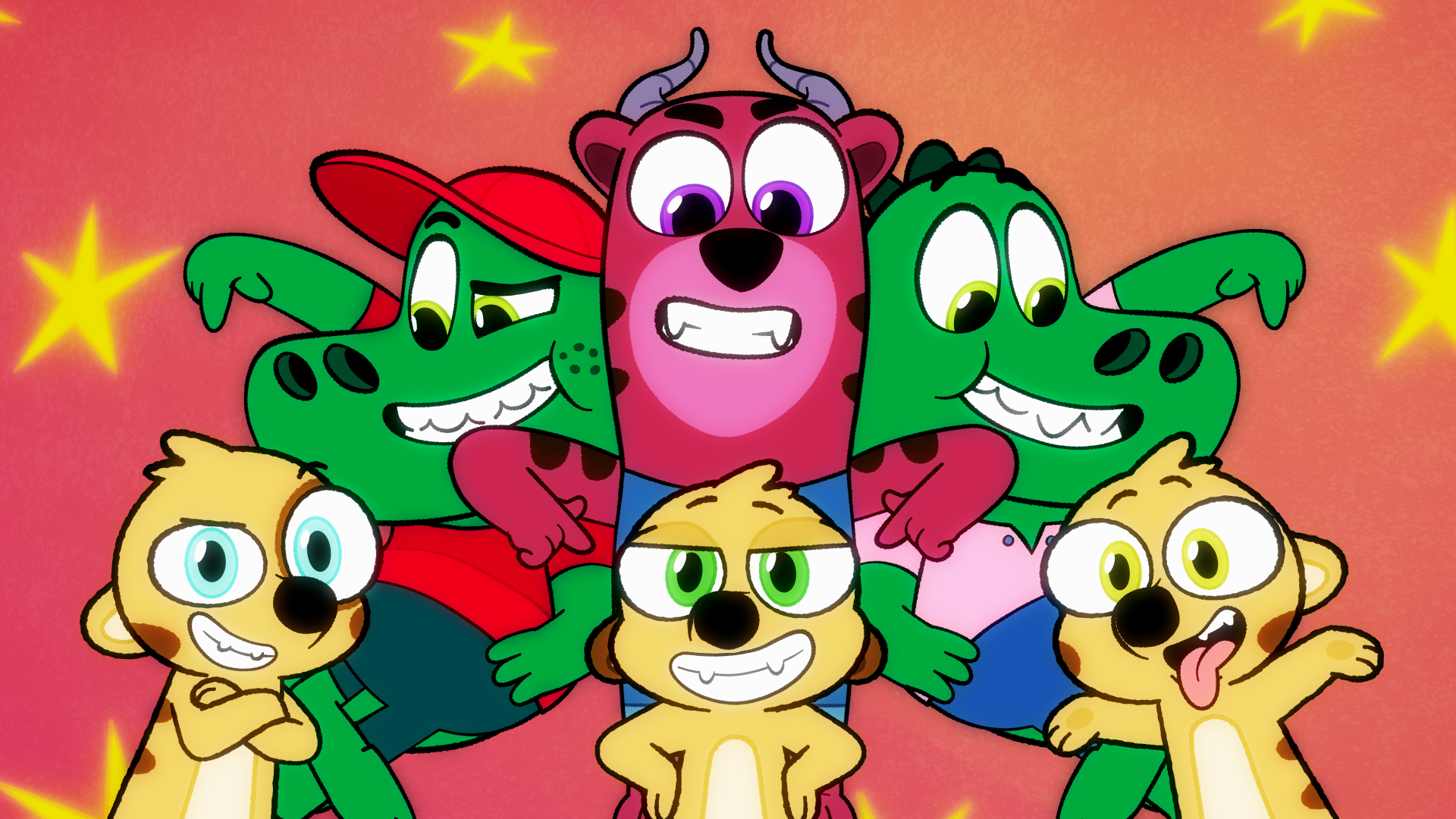 Let's Go Bananas Characters standing together