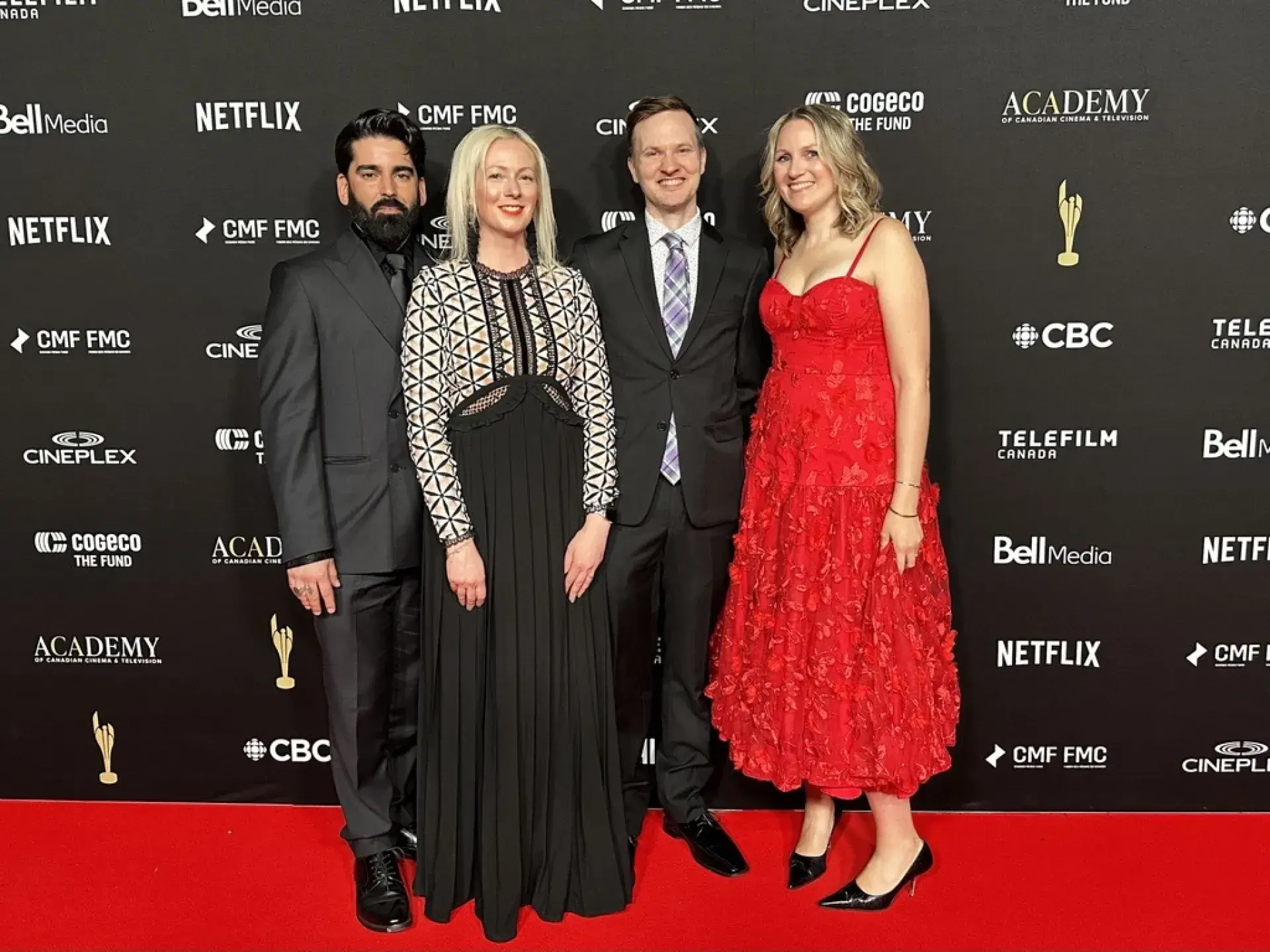 Let's Go Bananas Team at the Canadian Screen Awards