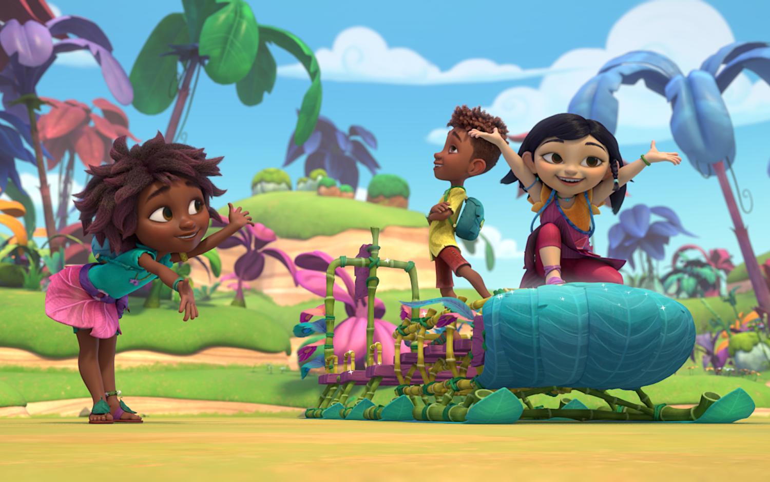 A still from the animated series Eureka!