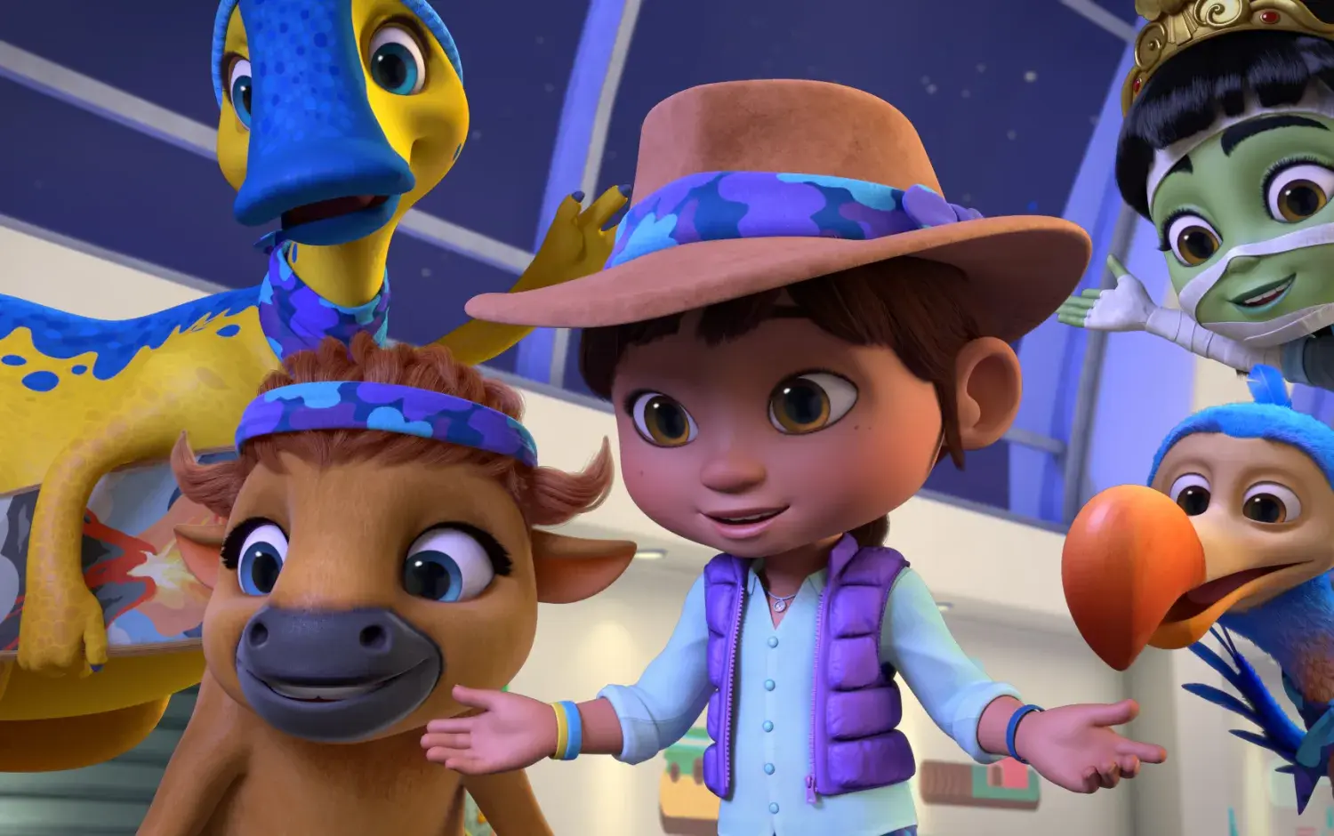 Ridley Jones and friends