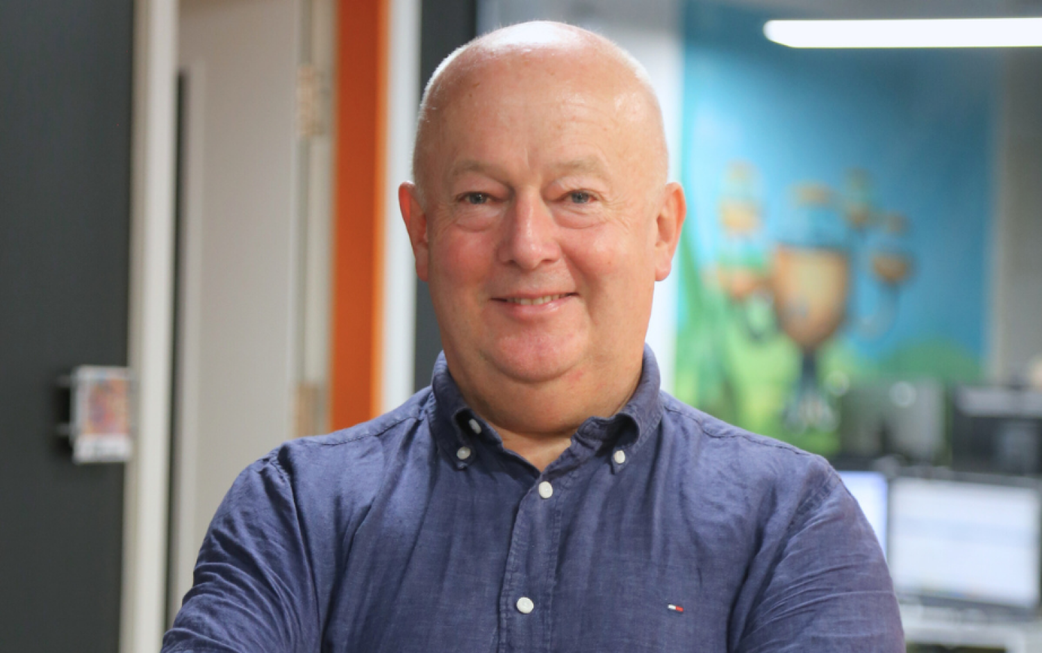 A photo of John Brady in the Brown Bag Films Dublin studio