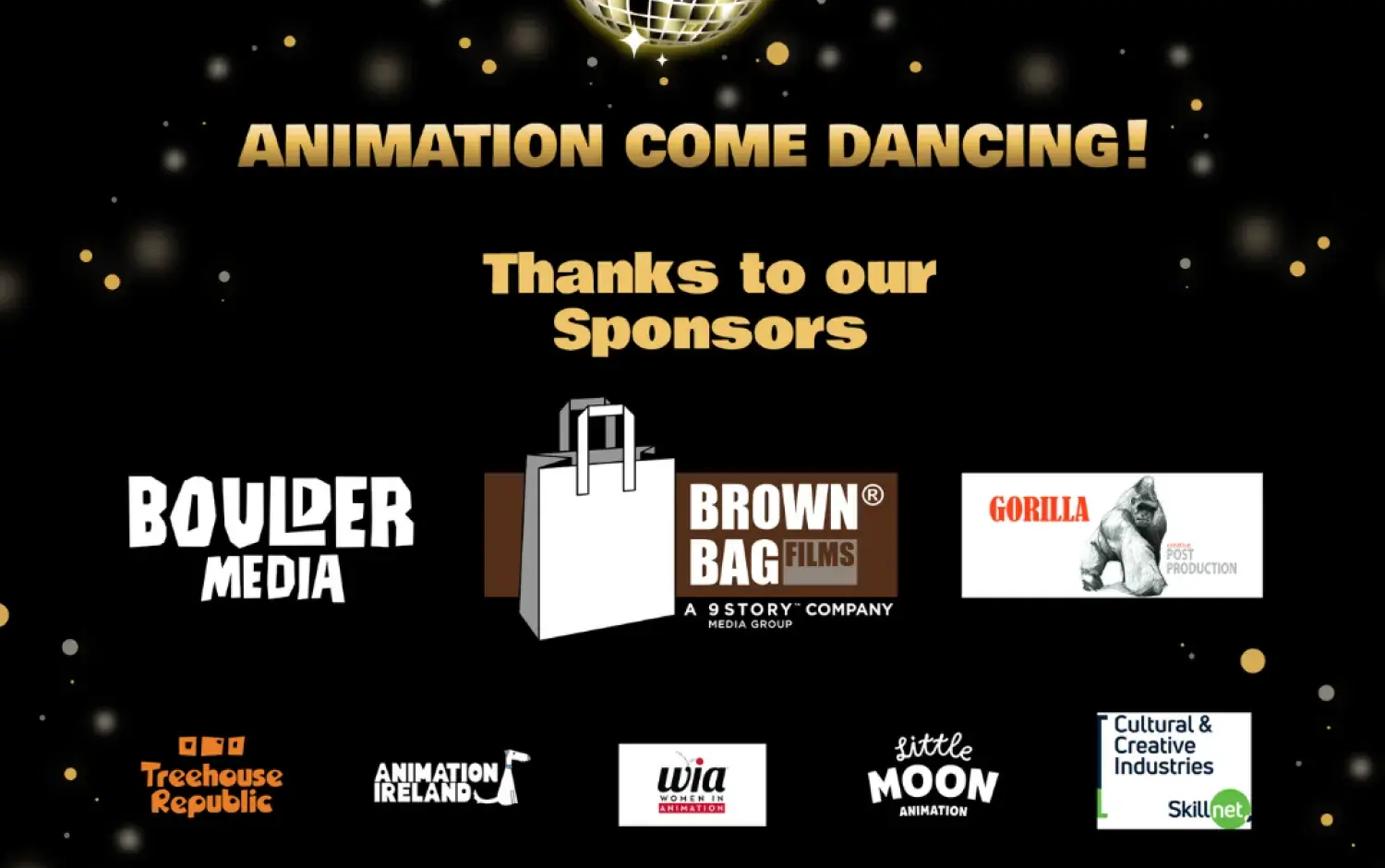 Animation Come Dancing Sponsors