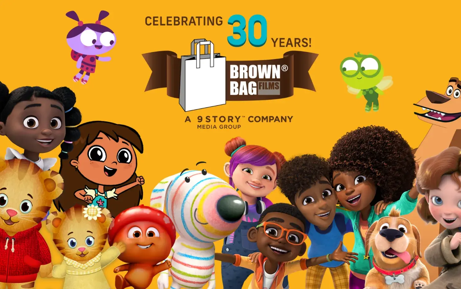 IFI Family Festival 2024: Brown Bag Films Banner Asset with characters
