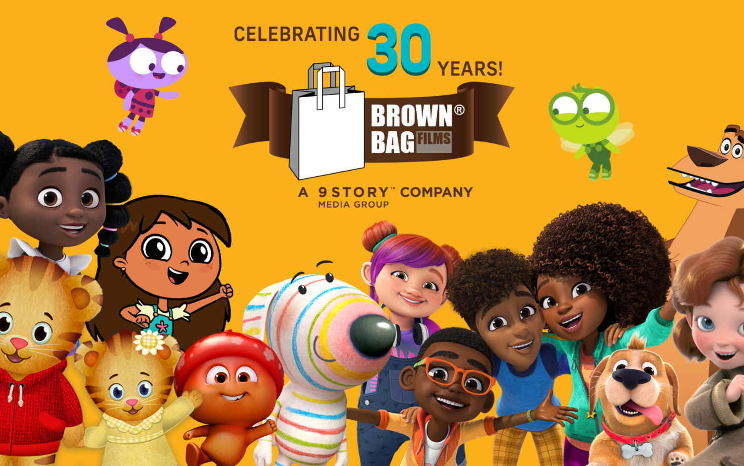 IFI Family Festival 2024: Brown Bag Films Banner Asset with characters