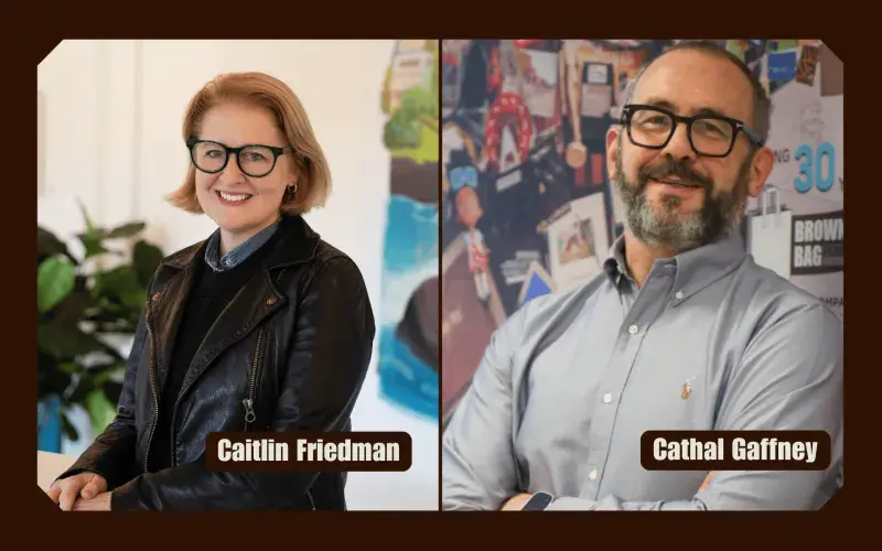 Cathal and Caitlin Headshots