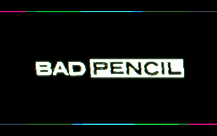 Bad Pencil Logo and Color Bars