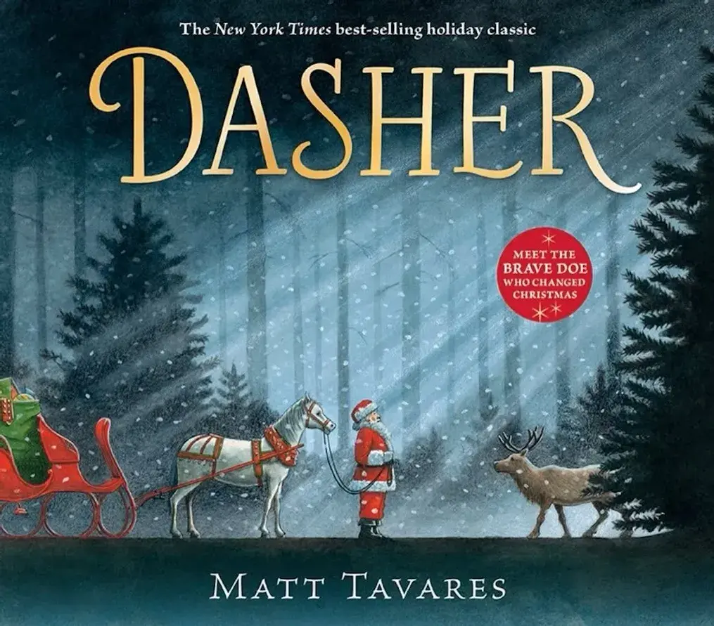 Cover of the book Dasher How a Brave Little Doe Changed Christmas Forever by Matt Tavares