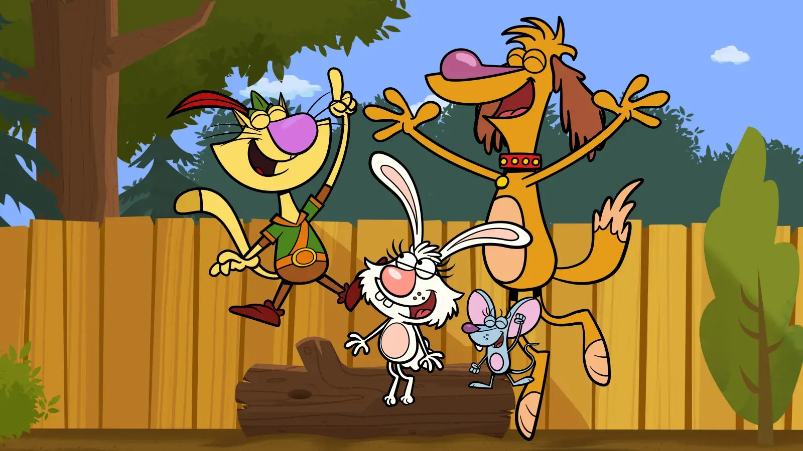 Nature Cat - Episodic Still - Nature Cat and friends celebrate.