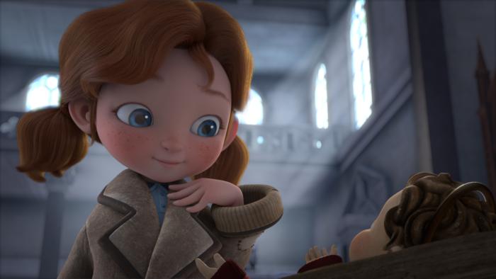 A still from animated holiday special Angela's Christmas 2