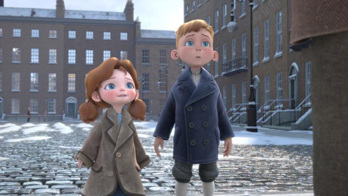 A still from animated holiday special Angela's Christmas 2