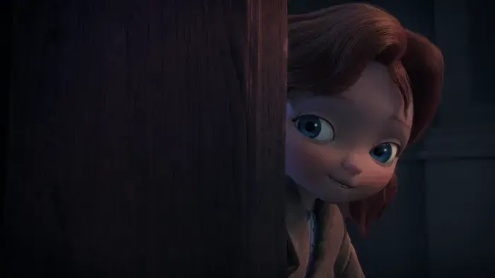 A still from animated holiday special Angela's Christmas