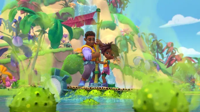 A still from the animated series Eureka!