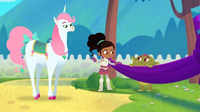 Nella the Princess Knight and her steed