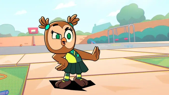 Minerva in a pose showing attitude