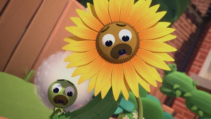 A still from animated short film Pins and Needles