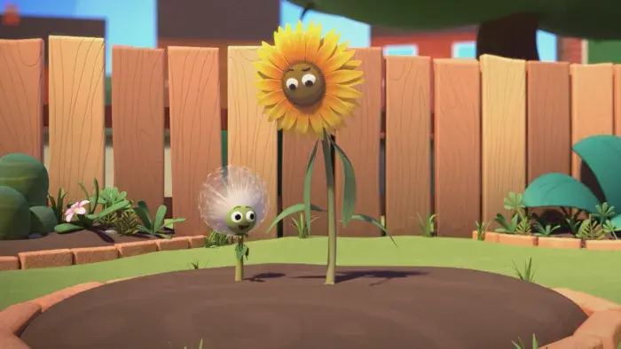 A still from animated short film Pins and Needles