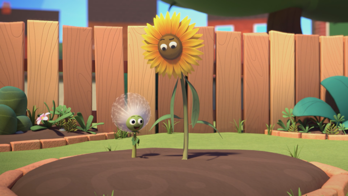 A still from animated short film Pins and Needles