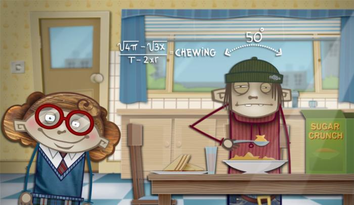 Two characters from Teenology