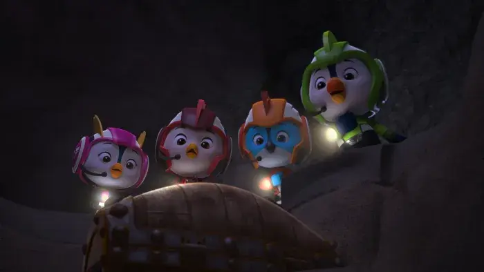 An image from the animated series Top Wing