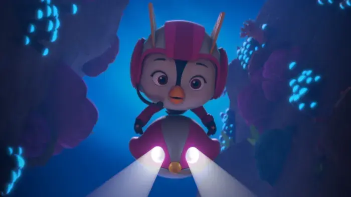 An image from the animated series Top Wing