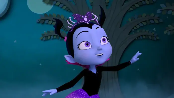 Vampirina performing a ballet