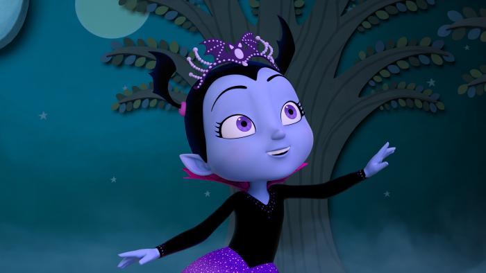 Vampirina performing a ballet